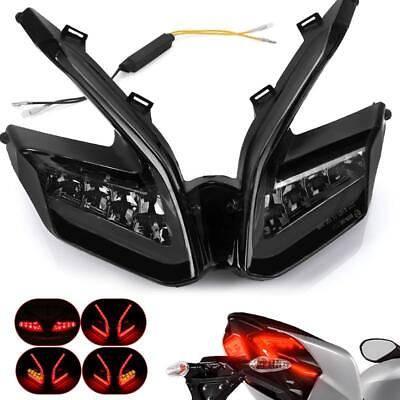 #ad LED Integrated Tail Light For DUCATI Panigale 1199 S R 959 899 1299 Turn Signals $59.68