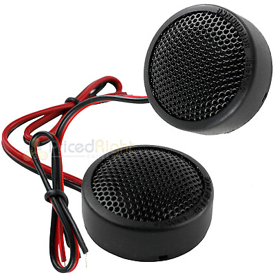 #ad Memphis Audio 1quot; Inch Soft Dome Tweeter 120 Watts Max Street Reference SRX1 Pair $24.95