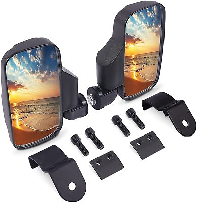 #ad NEW Pair UTV Rear View Side Mirrors For 2015 2021 Polaris Ranger 570 900 1000 XP $30.66