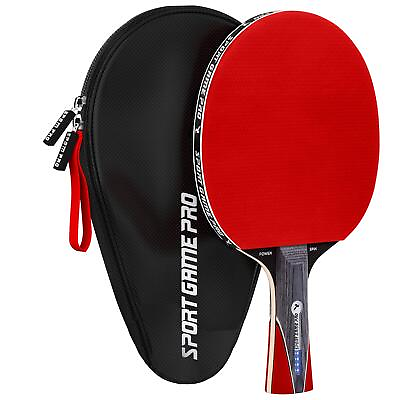 #ad Ping Pong Paddle with Killer Spin Case for Free Professional Table Tennis... $55.12
