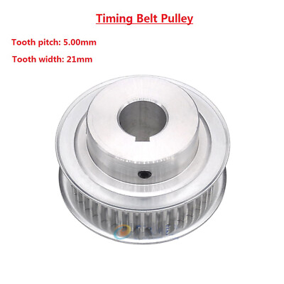 #ad HTD 5M 15T 80T Timing Belt Pulley With Step Keyway Bore 8 25mm Teeth Width 21mm $4.79
