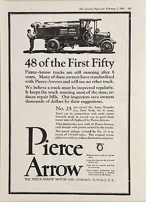 #ad 1920 Print Ad Pierce Arrow Trucks 48 of First 50 Still Running BuffaloNew York $20.68