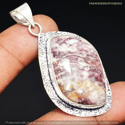 #ad Lace Agate Gemstone Ethnic Handmade Beauty Pendant Jewelry 2.25quot; FPS 2405 $3.39