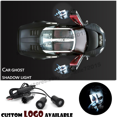 #ad Batman Joker Symbol Car Door Ghost Shadow Courtesy Welcome Projector Laser Light $17.47