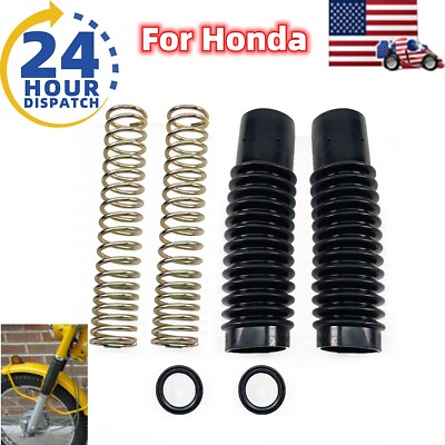 #ad For Honda Front Fork Shock Boot Cover Oil Seals amp; Spring CT90 TRAIL90 CL90 S90 $30.99