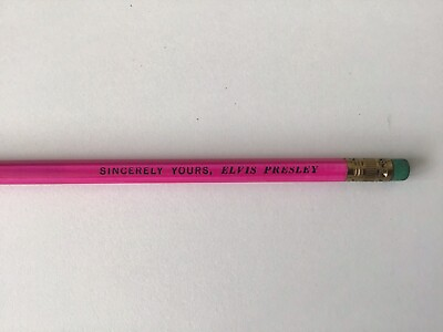 #ad Original Never Used Pink Sincerely Yours Elvis Presley Pencil EPE 1956 $75.00