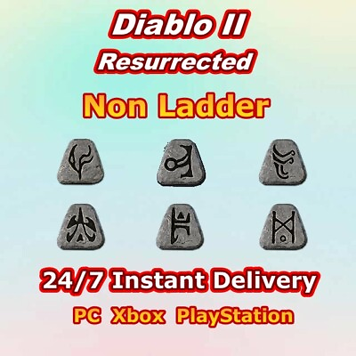 #ad Ber Jah Lo Ist Ohm Vex Sur ⭐ Non Ladder Diablo II Resurrected D2R Runes Softcore $1.50