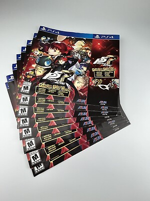 #ad Replacement Slipcover for Persona 5 Royal Phantom Thieves Edition Only No Game $15.39