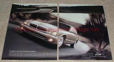 #ad 1999 Jaguar XJ8 2 pg Ad So Agile it Handles Skeptics $19.99