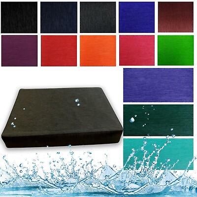 #ad Box Shape Seat Cushion Cover *Water Proof Patio Sofa Swimming Pool Outdoor*Sg $38.09