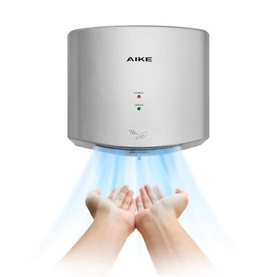 #ad AIKE Air Wiper Compact Hand Dryer 110V 1400W Silver with 2 Pin Plug Model A... $149.54
