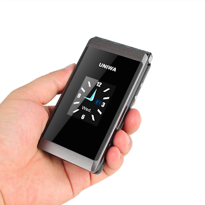 #ad Unlocked Old Man Flip Mobile Phone GSM Dual Sim Senior Big Push Button Clock Scr $42.61