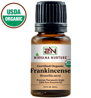 #ad Organic Frankincense Essential Oil USDA Certified 100% Pure Therapeutic Grade $9.99