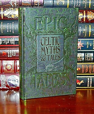 #ad NEW Celtic Myths Tales Legends Irish Folklore Collectible Deluxe Hardcover Gift $19.49
