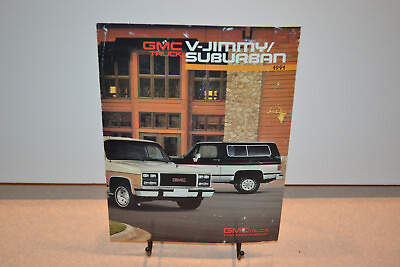 #ad Original 1991 GMC V Jimmy amp; Suburban Sales Brochure Catalog loc 7 $7.06
