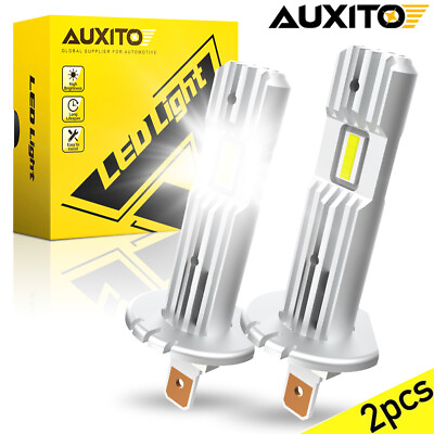 #ad AUXITO H1 LED Headlight Bulb Conversion Kit High Low Beam Lamp 6500K Super White $23.99