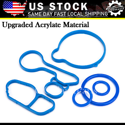 #ad Engine Oil Cooler Filter Gasket ONLY For Chevrolet Cruze Sonic Trax 1.4L Turbo $9.49