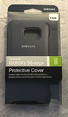 #ad New OEM Samsung Protective Cover Case for Samsung Galaxy S6 Edge Black Sapphire $5.29