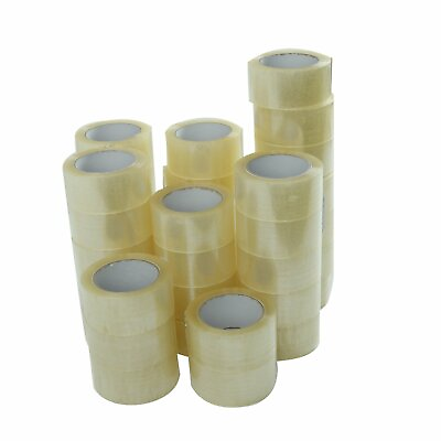 #ad 36 ROLLS 2 INCH x 110 Yards 330 ft Clear Carton Sealing Packing Package Tape $41.90