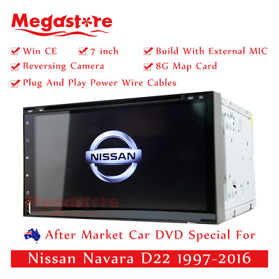 #ad 7quot; Car DVD GPS Head Unit Player Stereo Radio Navi For Nissan Navara D22 AU $379.90