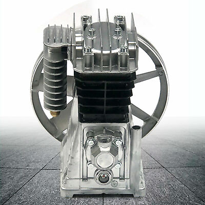 #ad 1500W Two Cylinder Air Compressor Pump Motor Head Piston Cylinder 175 L min $134.40