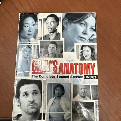 #ad Grey#x27;s Anatomy: Season 2 Uncut DVD $5.00