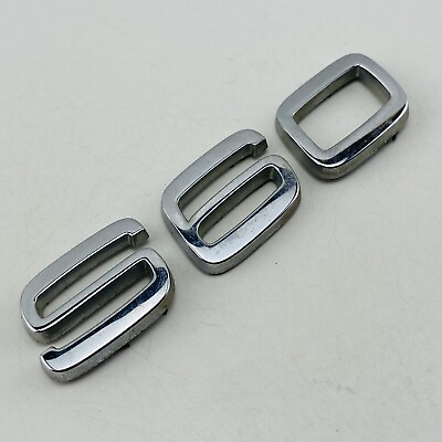 #ad 01 02 03 04 05 06 Volvo S60 Emblem Letters Logo Badge Trunk Rear Chrome OEM E78 $12.50