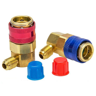 #ad R134A Quick Connector Adapter Coupler Auto A C Manifold Gauge Low High AC HVAC $7.99