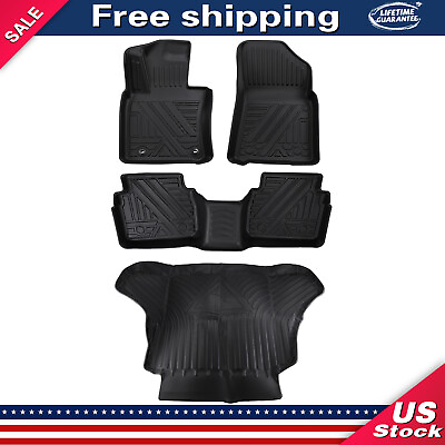 #ad 4X FLOOR MATS amp; CARGO TRUNK LINER 3D MOLDED BLACK SET FOR TOYOTA CAMRY 2018 2023 $150.95