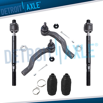 #ad New 6 Piece Set Inner amp; Outer Tie Rod Ends for 2006 2013 2014 2018 Toyota Rav4 $42.52