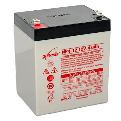 #ad Enersys Genesis NP4 12 12 Volt 4 Amp Sealed Lead Acid Battery $22.99