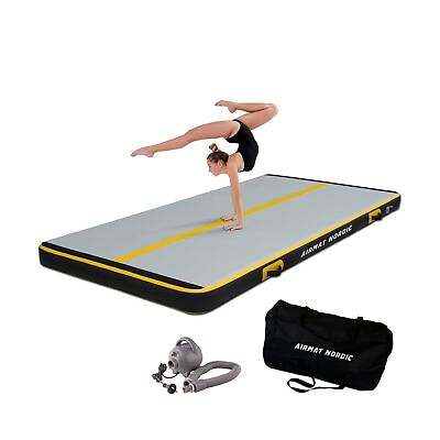 #ad Carbon Air Mat Tumble Track 10ft 13ft 16ft 20ft 26ft with Electric Air Pump ... $442.22