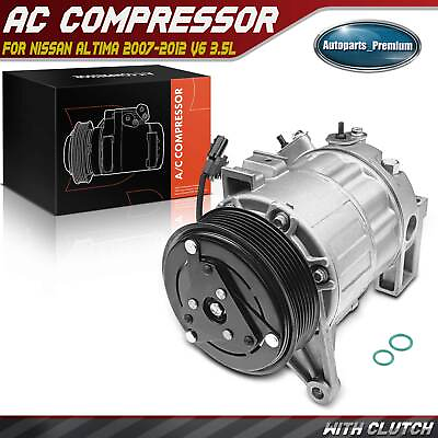 #ad New AC Compressor with Clutch for Nissan Altima 2007 2012 V6 3.5L Coupe Sedan $129.99