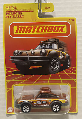 #ad MATCHBOX METAL Retro Series 1985 PORSCHE 911 Rally #7 of 12 GP J03 4B10 $3.00