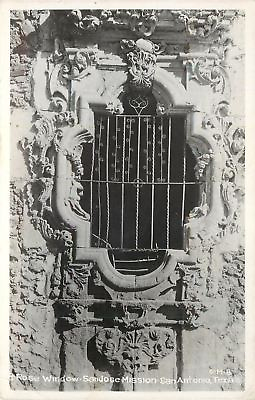 #ad San Antonio Texas Rose Window San Jose Mission 1930s Real Photo Postcard RPPC $6.00