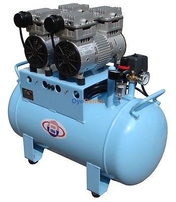 #ad 1680W 2HP Noiseless Oilless Dental Air Compressor Motors 1 Driving 4 300L min $1580.07