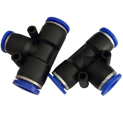 Pneumatic Fitting 2pcs 4mm 6mm 8mm 10mm Accessories Push In Air Connectors C $3.34