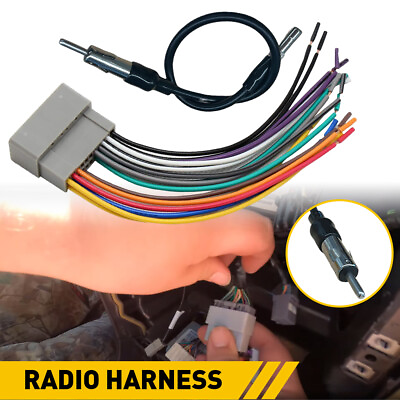#ad Wire amp; Harness Antenna Adapter Kit Aftermarket Fits Radio Chrysler Dodge New $11.59
