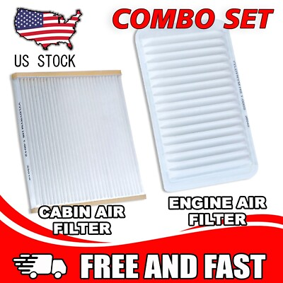 #ad Engine Cabin Air Filter Combo Set For Toyota Sienna Camry Lexus RX350 ES330 $10.99
