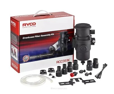 #ad Crank Case Breather filter Ryco RCC351K Universal Kit AU $274.63
