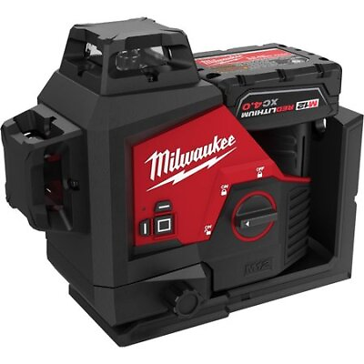 #ad Milwaukee Tool 3632 21 M12 Green 360 Degree 3 Plane Laser Kit $549.00