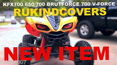 #ad 650 Prairie 700 Prairie 700 V Force KFX 700 YELLOW EYES Headlight Covers Set $18.00