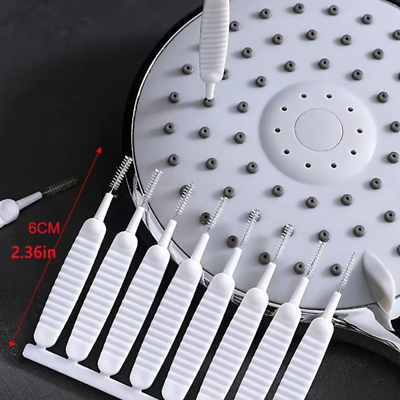 #ad 20Pcs Bathroom Shower Head Anti clogging Cleaning Brush For Kitchen Phone Holes $5.99