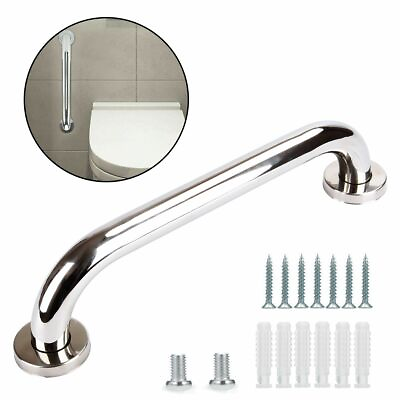 #ad Stainless Steel Grab Bar Bathroom Safety Hand Rail for Bath Shower Toilet 30CM $9.56
