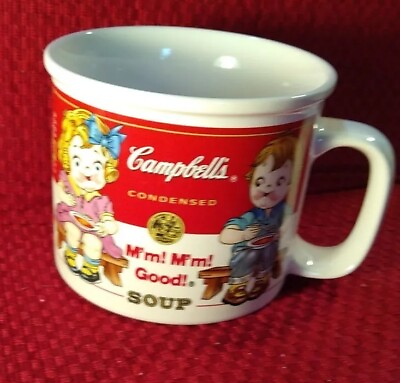 #ad Campbell 1993 Kid#x27;s Soup Mug Cup By Westwood VINTAGE $4.99