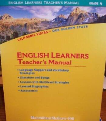 #ad Grade 4 English Learners Teachers Manual California Vistas: Our Golden GOOD $49.48