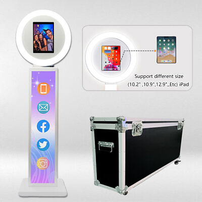 #ad Floor Standing iPad Photo Booth kiosk Stand With Portable Flight Case $1249.00