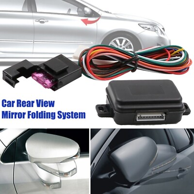 #ad Universal Car Intelligent Rear View Folding System Auto Side Mirrors Folding M AU $23.79