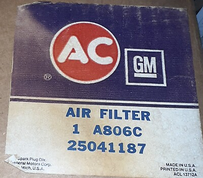 #ad NOS Original ACDelco A806C Air Filter. Mercedes Benz Evobus Rare Filter $28.95