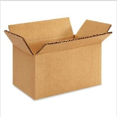 #ad 100 6x4x4 Cardboard Paper Boxes Mailing Packing Shipping Box Corrugated Carton $35.65